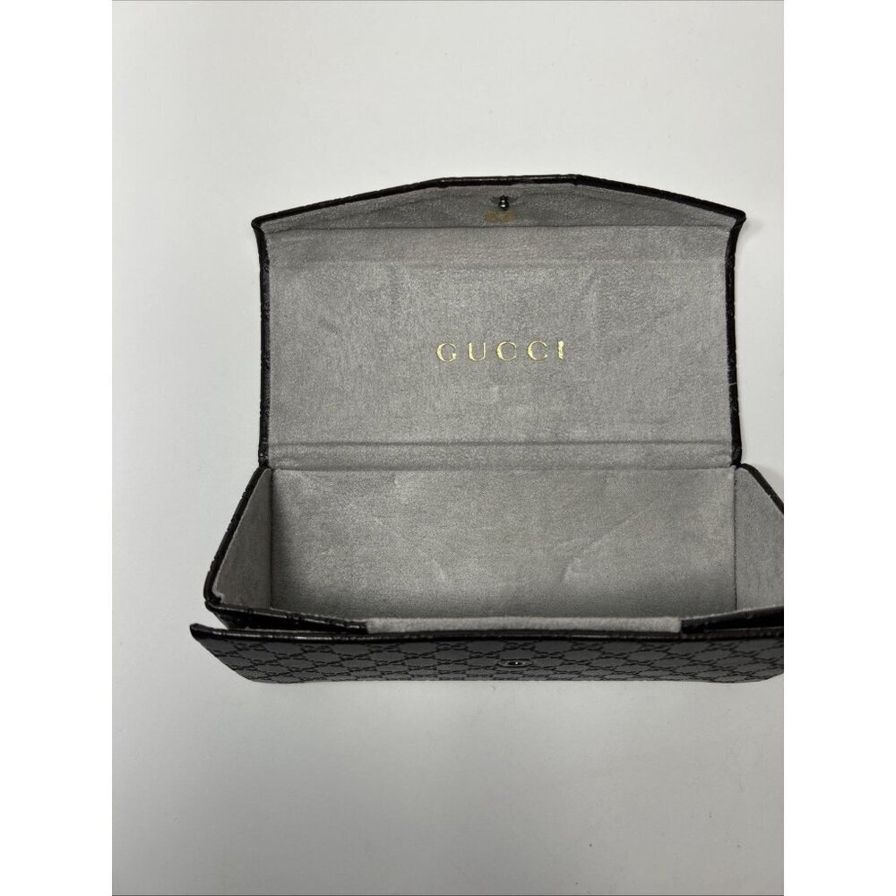GUCCI Authentic Triangle Brown Sunglasses Case Collapsable - Picture 5 of 11